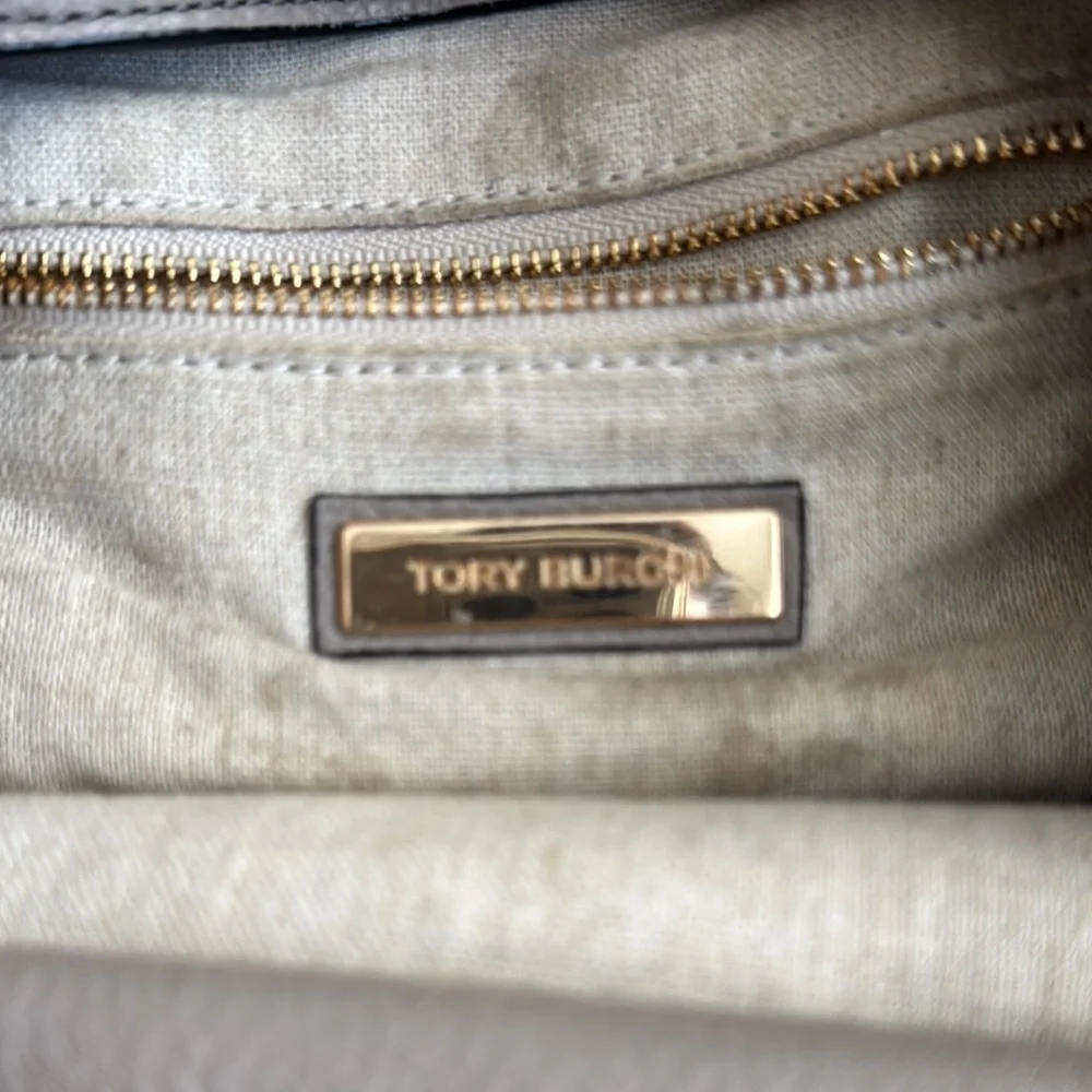TORY BURCH Taupe Leather Handbag - Picture 5 of 7
